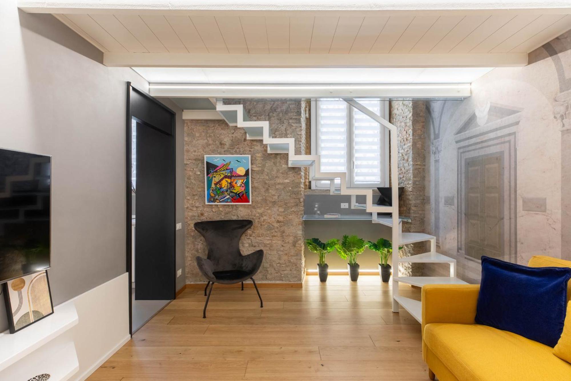 Apartamento Iflat Glass And Stone Loft Roma Exterior foto